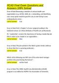 HCAD Final Exam Questions and Answers 100- Solved&period;docx&NewLine;&NewLine;