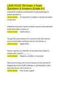 LSUS HCAD 750 Exam 4 Exam Questions & Answers &lpar;Grade A&plus;&rpar;&period;docx&NewLine;&NewLine;