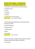 HCAD 750 Chapter 4 LSUS Exam Questions & Answers &lpar;Grade A&plus;&rpar;&period;docx&NewLine;&NewLine;