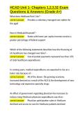 HCAD Unit 1- Chapters 1&comma;2&comma;3&comma;32 Exam Questions & Answers &lpar;Grade A&plus;&rpar;&period;docx&NewLine;&NewLine;