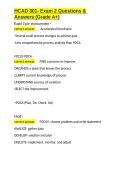 HCAD 301- Exam 2 Questions & Answers &lpar;Grade A&plus;&rpar;&period;docx&NewLine;&NewLine;