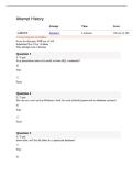 IS 5403&vert; Week 5 Quiz &vert; Questions and answers &vert; With complete solution&vert; Updated RATED A&plus; &vert; NEW &vert; 2026&sol;2027 &vert; Trine University