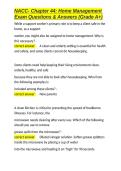 NACC- Chapter 44 Home Management Exam Questions & Answers &lpar;Grade A&plus;&rpar;&period;docx&NewLine;&NewLine;