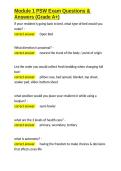 Module 1 PSW Exam Questions & Answers &lpar;Grade A&plus;&rpar;&period;docx&NewLine;&NewLine;