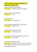 NACC Review Exam Questions & Answers &lpar;Grade A&plus;&rpar;&period;docx&NewLine;&NewLine;