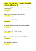 NACC Practice part 2 Exam Questions & Answers &lpar;Grade A&plus;&rpar;&period;docx&NewLine;&NewLine;