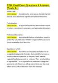 PSW Final Exam Questions & Answers &lpar;Grade A&plus;&rpar;&period;docx&NewLine;&NewLine;