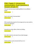 PSW&period; Chapter 9&period; Interpersonal communication&period; Exam Questions & Answers &lpar;Grade A&plus;&rpar;&period;docx&NewLine;&NewLine;