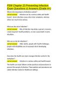 PSW Exam Bundle With 100&percnt; Correct Answers 2025