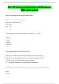 BLS CPR exam questions with verified answers 2026 latest update