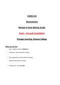 CHEM 210 Biochemistry Module 4 &vert; Portage Learning &vert; Exam-Focused Study Guide & Review