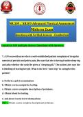 NR 509 &sol; NR509 Advanced Physical Assessment Midterm Exam Questions with Verified Answers - Chamberlain