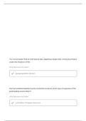 HAPS EXAM STUDY SET QUESTIONS WITH CORRECT ANSWERS
