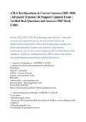 &NewLine;ATLS Test Questions & Answers 2026&sol;2027