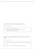 HAPS NERVOUS TISSUE QUESTIONS WITH CORRECT ANSWERS