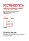 Understanding Abnormal Behavior 10th Edition &ndash; Abnormal Psychology Practice Questions & Answers &vert; Complete Study PDF