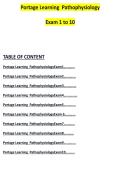Pathophysiology Exams 1&ndash;10 &vert; Portage Learning &vert; Complete Exam Review & Study Guide