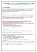 Capstone final ATI NUR2811 Practice Test QUESTIONS AND&NewLine;DETAILED SOLUTIONS JUST RELEASE