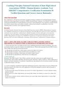 Coaching Principles National Federation of State High School&NewLine;Associations &lpar;NFHS&rpar; &sol; Human Kinetics Academic Year&NewLine;2026&sol;2027 Comprehensive Certification Examination 50&NewLine;Verified Questions and Correct Answer Rationales
