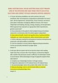 NR601 MIDTERM EXAM &sol; NR 601 MIDTERM EXAM LATEST PRIMARY &NewLine;CARE OF THE MATURING AND AGED FAMILY PRACTICUM ACTUAL &NewLine;QUESTIONS AND CORRECT DETAILED ANSWERS &lpar;VERIFIED ANSWERS&rpar; 
