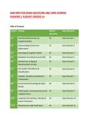 A4M WRITTEN EXAM QUESTIONS AND 100&percnt; VERIFIED ANSWERS &vert; ALREADY GRADED A&plus;