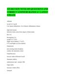 ATI RN Review&colon; 109 Questions & Correct Answers Rated A&plus; &vert; Latest Update Study Guide