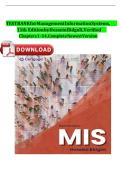 TEST BANK FOR MANAGEMENT INFORMATION SYSTEMS&comma; 11TH EDITION BY HOSSEIN BIDGOLI&comma; CHAPTERS 1-14 QUESTIONS AND ANSWERS GRADED A&plus; &vert;LATEST UPDATE&vert; &vert;2025-26&vert;&NewLine;