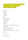 ATI TEST BANK&colon; 184 Questions & Correct Answers Rated A&plus; &vert; Newest Edition 2026