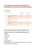 CPL250 BEAKER CLINICAL PATHOLOGY ADMINISTRATION EXAM COMPLETE QUESTIONS WITH 100&percnt; VERIFIED ANSWERS
