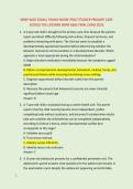 NRNP 6665 EXAM &sol; FAMILY NURSE PRACTITIONER PRIMARY CARE &NewLine;ACROSS THE LIFESPAN NRNP 6665 FINAL EXAM 2026 