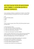 ATI TEAS Science Study Guide&colon; 99 Questions & Correct Answers Rated A&plus; &vert; Detailed 2026&sol;2027 Edition