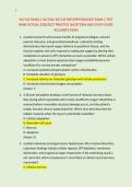 NU 545 EXAM 1 &sol;ACTUAL NU 545 PATHOPHYSIOLOGY EXAM 1 TEST &NewLine;BANK ACTUAL 2026&sol;2027 PRACTICE QUESTIONS AND STUDY GUIDE &NewLine;ACCURATE EXAM