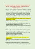NUR 253 EXAM 1-4 MENTAL HEALTH EXAM ACTUAL EXAM 2026&sol;2027 &NewLine;PRACTICE QUESTIONS AND CURRENTLY UPDATED STUDY GUIDE &NewLine;COMPLETE ACCURATE EXAM