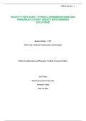 WGU C717 FZP2 TASK 1&colon; ETHICAL CONSIDERATIONS AND &NewLine;PRINCIPLES &vert;LATEST UPDATE WITH VERIFIED &NewLine;SOLUTIONS