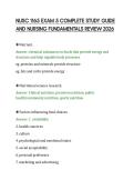 NUSC 1165 EXAM 5 COMPLETE STUDY GUIDE&NewLine;AND NURSING FUNDAMENTALS REVIEW 2026&NewLine;