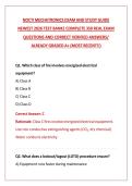 NOCTI MECHATRONICS EXAM AND STUDY GUIDE&NewLine;NEWEST 2026 TEST BANK&vert; COMPLETE 350 REAL EXAM QUESTIONS AND CORRECT VERIFIED ANSWERS&sol;&NewLine;ALREADY GRADED A&plus; &lpar;MOST RECENT&excl;&excl;&rpar;
