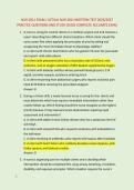 NUR 2811 EXAM &sol; ACTUAL NUR 2811 MIDTERM TEST 2026&sol;2027 &NewLine;PRACTICE QUESTIONS AND STUDY GUIDE COMPLETE ACCURATE EXAM