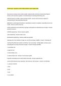 PSE 465 Quiz 1 Questions with Verified Solutions Latest Update 2026