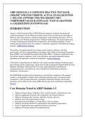 AHIP MODULES 1-5 COMPLETE PRACTICE TEST BANK &NewLine;&lpar;2026&sol;2027 UPDATED VERSION&rpar; ACTUAL EXAM &lbrack;QUESTION &NewLine;1- 200&rsqb; AND ANSWERS UPDATED 2026&sol;2027&vert; 100&percnt; &NewLine;VERIFIED&vert;DETAILED RATIONALES &ndash;PASS GUARANTEED &NewLine;A&plus; GRADED &vert;INSTANT DOWNLOAD 