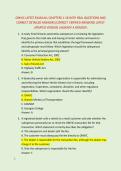 OMVIC LATEST EXAM ALL CHAPTERS 1-18 WITH REAL QUESTIONS AND &NewLine;CORRECT DETAILED ANSWERS &lpar;CORRECT VERIFIED ANSWERS&rpar; LATEST &NewLine;UPDATED VERSION &vert;ALREADY A GRADED