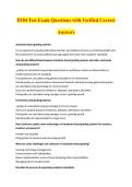 D184 Test Exam Questions with Verified Correct &NewLine;Answers