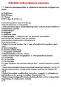 NURS 6635 Final Exam Questions and Answers