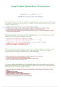 Google Certified Educator Level 1 Exam Answers 2026&colon; Questions & Study Guide
