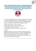 WGU D401 INTRODUCTION TO EPIDEMIOLOGY &lpar;PA&rpar; EXAM 2026 &sol; 2027 TASK 1 QUESTIONS AND CORRECT VERIFIED ANSWERS WITH RATIONALES 100&percnt; GUARANTEED PASS&excl;&excl;   <LATEST VERSION>