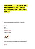 CanFitPro Exam Questions and Answers 2025&ndash;2026 &vert; Latest PTS Study Guide with Pictures