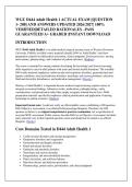 WGU D444 Adult Health 1 ACTUAL EXAM &lbrack;QUESTION &NewLine;1- 200&rsqb; AND ANSWERS UPDATED 2026&sol;2027&vert; 100&percnt; &NewLine;VERIFIED&vert;DETAILED RATIONALES &ndash;PASS &NewLine;GUARANTEED A&plus; GRADED &vert;INSTANT DOWNLOAD