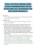 NUSC 1165 FINAL MOLIKA CHEA&NewLine;UCONN COMPREHENSIVE STUDY&NewLine;GUIDE 2026 FULL QUESTIONS AND&NewLine;SOLUTIONS GRADED A&plus;&NewLine;