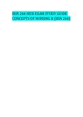 BSN 266 HESI Exam Study Guide &ndash; Concepts of Nursing II &vert; BSN 266