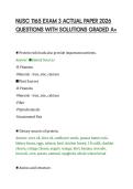 NUSC 1165 EXAM 3 ACTUAL PAPER 2026&NewLine;QUESTIONS WITH SOLUTIONS GRADED A&plus;