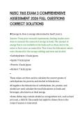 NUSC 1165 EXAM 3 COMPREHENSIVE&NewLine;ASSESSMENT 2026 FULL QUESTIONS&NewLine;CORRECT SOLUTIONS&NewLine;